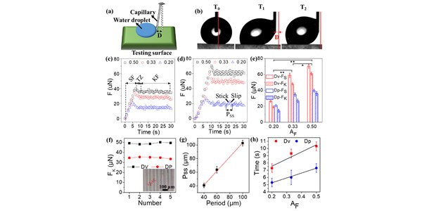 Quantitative characterization of surface wettability by friction force 